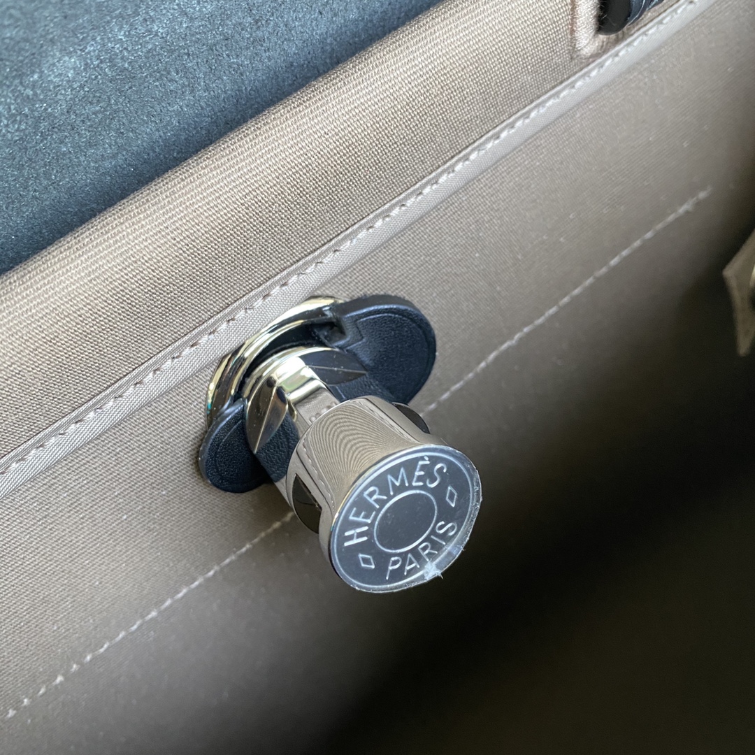 에르메스 에르백31 브라운 블랙 은장